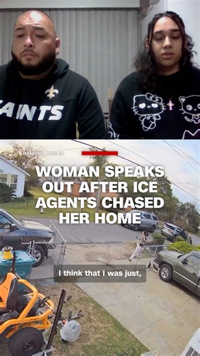 807K views · 12K reactions | CNN's Victor Blackwell spoke with a woman whose security camera captured federal immigration agents chasing her home in Louisiana. She says she ran away from the agents after telling them she was a US-born citizen. | CNN | Facebook