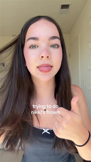 How to Do Nikki’s Frown: Freaky Nikki Frown Obsession Challenge
