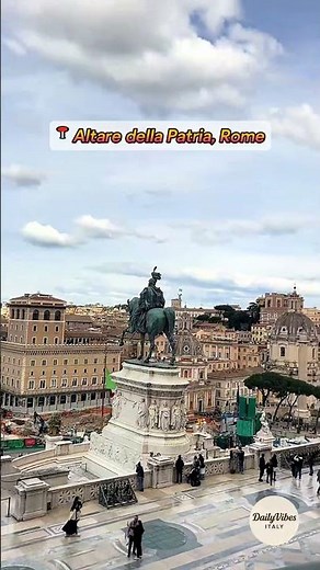 Altare della Patria Rome 🇮🇹🏛️ | Iconic Views & Classic Skyline
