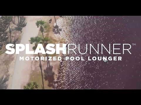 PoolCandy Splash Runner Motorized Pool Lounger