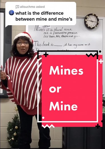 Difference Between 'Mines, Mine' - Grammar Tips
