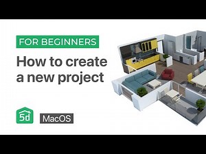 How to create a new project on the Mac | Planner 5D