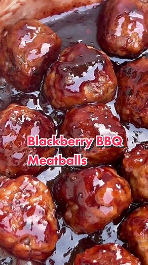 These Blackberry BBQ Meatballs are my favorite appetizer for any party! The recipe is in my cookbook All About the Jam and I also attached it to this video. #spillingthesweettea #blackberrybbqsauce #meatballreceipe #partymeatballs