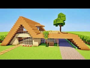 MINECRAFT TUTO - COMMENT FAIRE UNE MAISON MODERNE FACILE A FAIRE ?