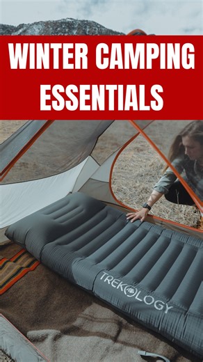 Winter Camping Essentials #wintercamping #campingessentials #campinggear #outdoors #outdoorgear #camping | Trekology