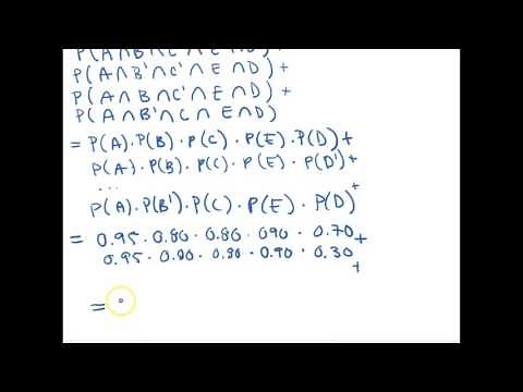 How to Calculate Probabilities for Independent Events - Circuit System Example