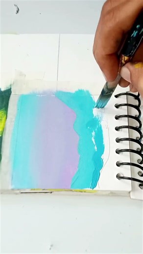 Three Small Landscape Paintings 🎨 | Easy Mini Painting Tutorial 🌿✨