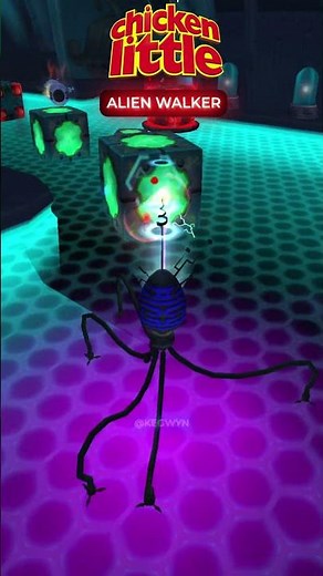 👽 Alien Walker - Chicken Little [4K 60ᶠᵖˢ] (PC, PS2, Gamecube, Xbox) #Shorts