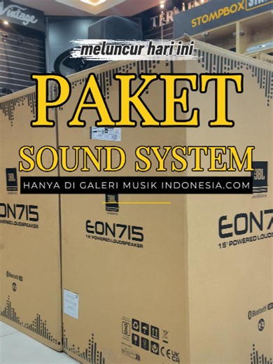 🚚Paket Sound System Kembali Meluncur Siang ini tim galeri musik Indonesia.com Kembali melayani permintaan dari #sobatgmi untuk kebutuhan soundsystem nih sob! ada 4 unit Speaker JBL EON 715, Mixer Digital Yamaha DM3S, Amplifier Marshall, Kabel XLR, Mic Shure SM58 dan lain sebagainya. Kebetulan hari ini #sobatgmi sendiri yang langsung datang ke showroom dan sekaligus test semua produknya, buat kamu nih mimin ngga bosan-bosan ingetin, yang lagi mencari kebutuhan sound system entah itu untuk acara 
