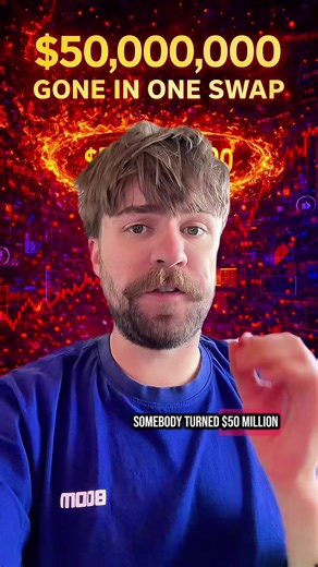 $50 Million gone in one swap, you thought you had a bad day? #crypto #trading #blockchain #ethereum #web3