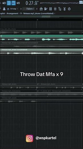 THROW DAT MFA x 9 MASHUP 🔥🔥🔥🔥 by @kartelwsp