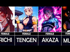 Gender-Swapped Demon Slayer Characters: A Unique Transformation!