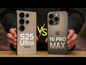 Samsung Galaxy S25 Ultra VS iPhone 16 Pro Max