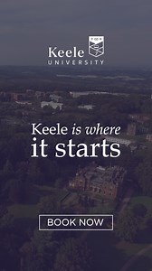 Join us for an Open Day and get a taste of student life on our beautiful 600-acre campus 💚 Meet our academics, support teams, and visit the Students' Union, Library, and Sports Centre 📚 Book now ➡️ https://bit.ly/3ZGYViC | Keele University