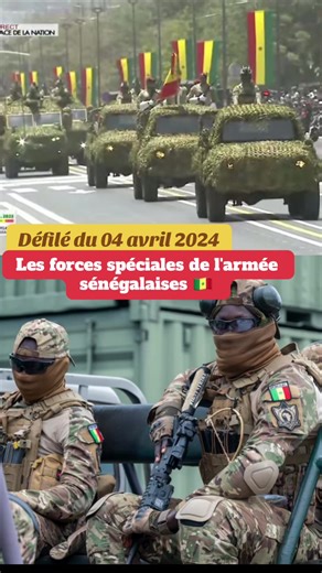 Défilé militaire des forces spéciales sénégalaises 2024