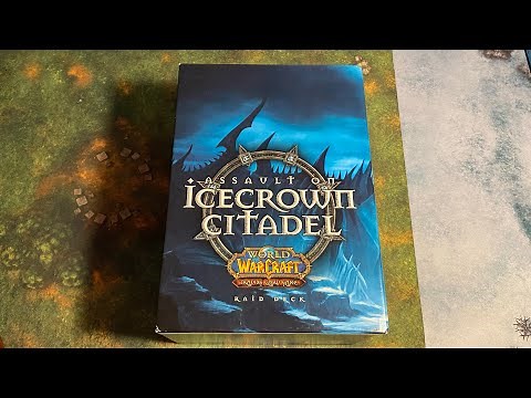World of Warcraft TCG Assault on Ice Crown Citadel Raid Deck!