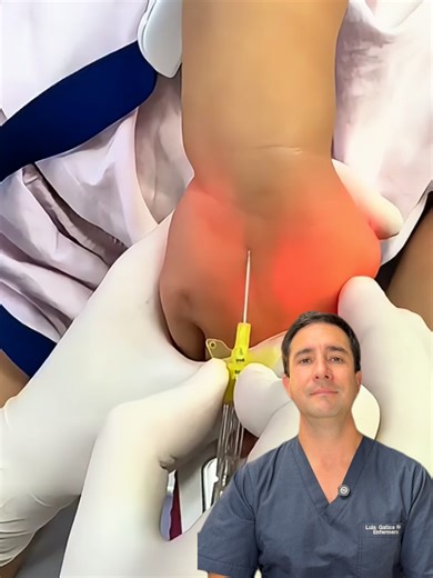 La canalización de un acceso venoso periférico en un recién nacido es un procedimiento crítico para administrar fármacos, hidratación y nutrición, especialmente cuando su fisiología aún es inmadura. Sus venas son frágiles, de pequeño calibre y altamente sensibles a la extravasación y al trauma. Por eso, una punción precisa y una fijación impecable son fundamentales para evitar desplazamientos, flebitis o daño tisular. 🧵💉 El rol de enfermería es clave: vigilancia continua, control del sitio de 