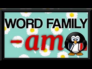 Word family 'am' for Kids| Sentences with Words ending with 'am'| Phonics for kids| Kids Learning.