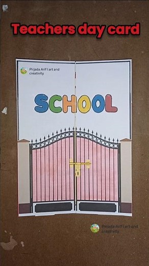 teachers day card ideas | diy teachers day card #kids #shortc#shorts #shortvideo #youtubeshorts