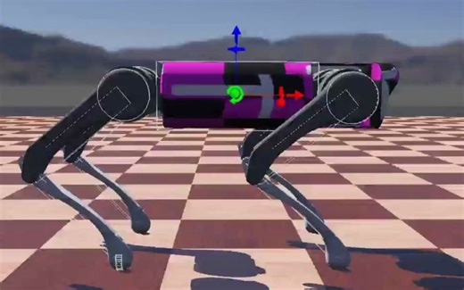 基于webots+matlab的四足机器人控制