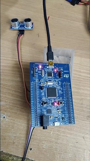 Sonar Sensor With STM32f4 Discovery #kiyanislab #stm32 #diy #electronics