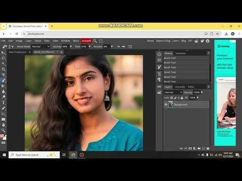 Complete Photoshop Tutorial || Smooth Skin Retouching & Background Editing