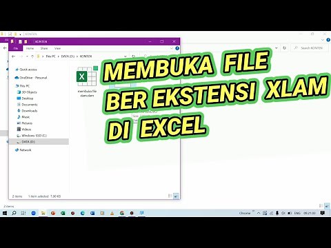 Cara Membuka File Yang Ber-Ekstensi Xlam Menggunakan Ms Excel
