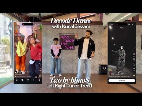 Two - bbno$ | Left Right Dance Trend Choreography Breakdown Tutorial Video | Learn Steps at Home