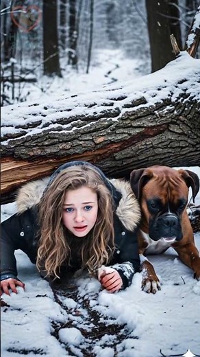 Brave Girl Rescues Dog Trapped Under Fallen Tree