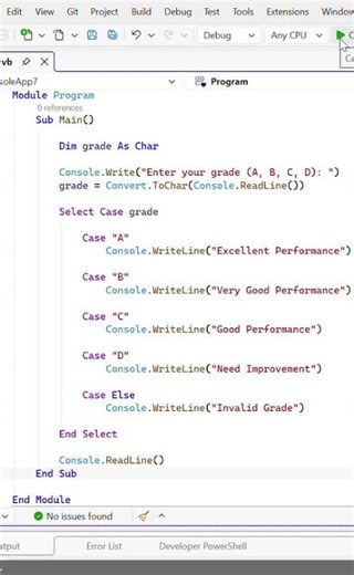 VB.Net - Select Case Statement