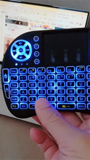 Laptop remote? Can be used as a keyboard remote for smart TVs, Android TV boxes, etc.! It's wirel...