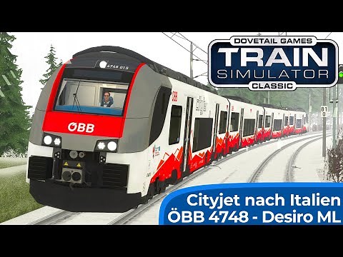 BRENNERBAHN: Im Cityjet nach Italien | TRAIN SIMULATOR CLASSIC | ÖBB 4748 - Tirol Design | RSSLO