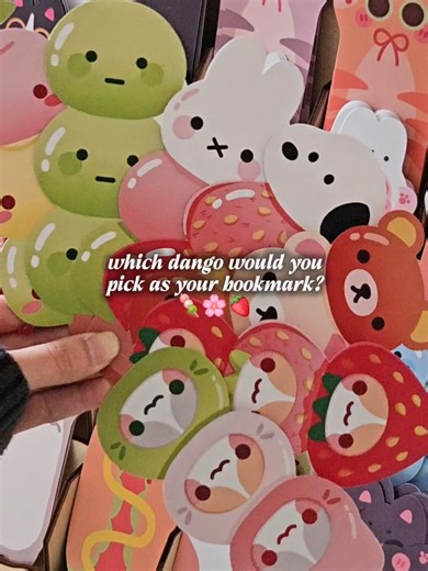 Dango-Inspired Bookmarks for Your Reading Experience