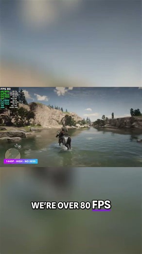 Red Dead 2 PC Performance: 1440p High Settings! #shorts