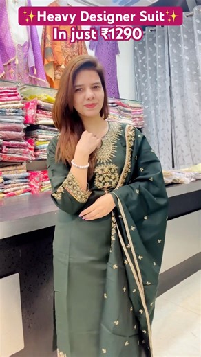 Heavy Designer Suit in just ₹1290✨💖 |☎️7060550902 #youtubeshorts #trending #suits #viral
