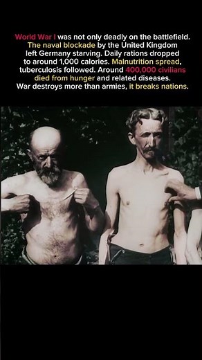 Mass Starvation in Germany During World War I