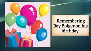 Today is the Birthday of Ray Bolger (1904-1987), who played The Scarecrow in The Wizard of Oz! | Famous Birthdays