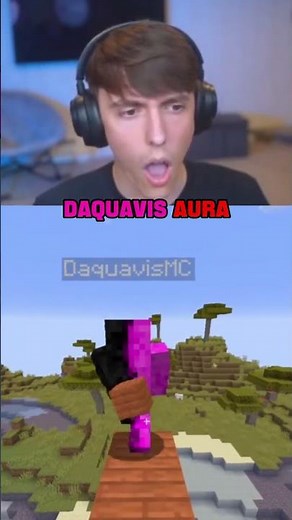 Daquavis Gets hit with the ban hammer #minecraft #minecraftshorts #funny