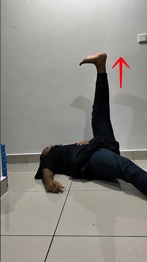 Test your hamstring flexibility, to make sure you know your knee limit. #hamstringstretch
