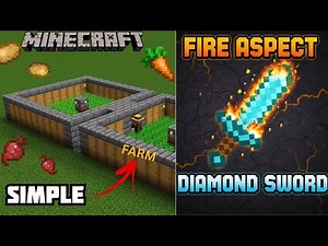 Built Every Starter Farm I Made My Sword More Powerful Minecraft #11