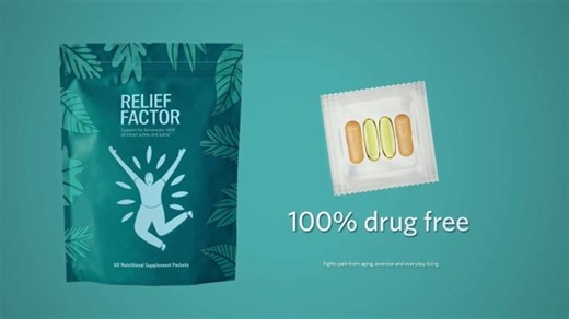Relief Factor TV Spot, 'The Pain Is Gone'