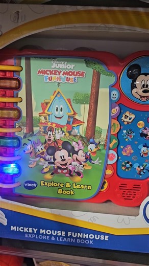 Mickey mouse funhouse/ Exlpore and Learn #disneyjunior #learningbook #youtubeshorts