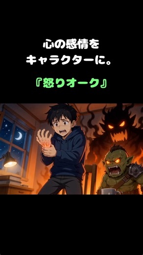 怒りは、本当に悪い感情？｜心の感情をキャラクターに。「怒りオーク」 #ショートアニメ #オリジナルキャラクター
