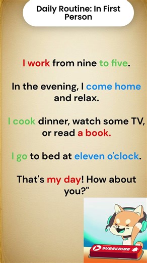 My Daily Routine in English | Speaking Practice for Beginners #learnenglish #speakconfidentenglish