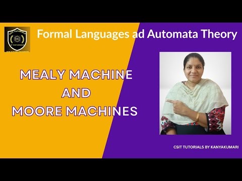 Mealy and Moore machines, finite automata with output, mealy vs moore machines theory of computation