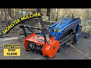 I Test The Largest Mini Skid Mulcher I Have Ever Seen!