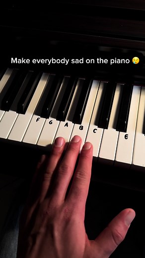 Learn to Play a Simple Sad Melody on Piano