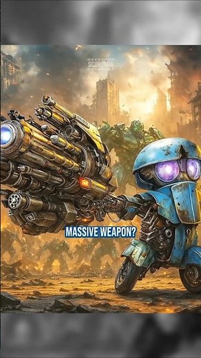 How can a small bot like Sqweeks carry such a massive weapon? #sqweeks #transformers #tlk