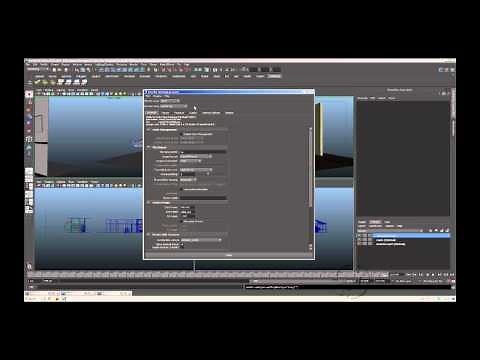 Maya - Batch rendering using 2 cameras - easy way