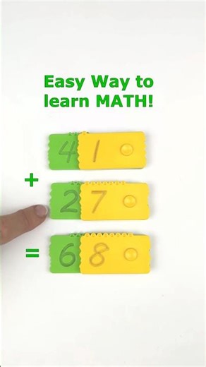 A different way to teach Addition🙌 #maths #math #handsonlearning